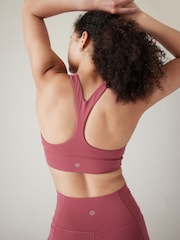 Athleta Pink D-DD Cup Transcend Plunge Low Impact Sports Bra - Image 4 of 4