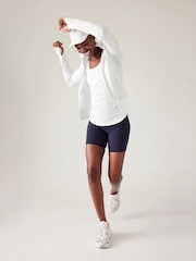 Athleta White Outbound Scoop Neck Tank Vest - Image 4 of 5