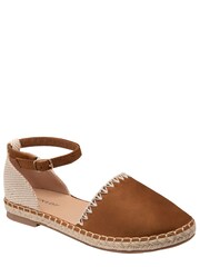 Dunlop Brown Ladies Ankle Strap Sandals - Image 1 of 4