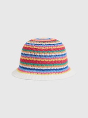 Gap Red Toddlers Crochet Bucket Hat - Image 1 of 1