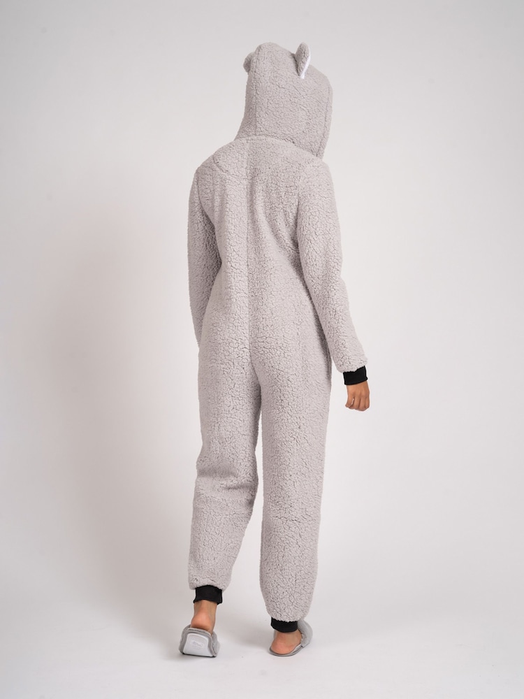 Loungeable Grey Koala Bear 3D All In One Onesie - Image 2 of 4