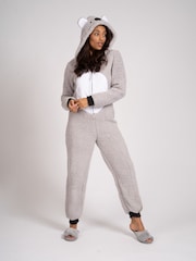 Loungeable Grey Koala Bear 3D All In One Onesie - Image 3 of 4