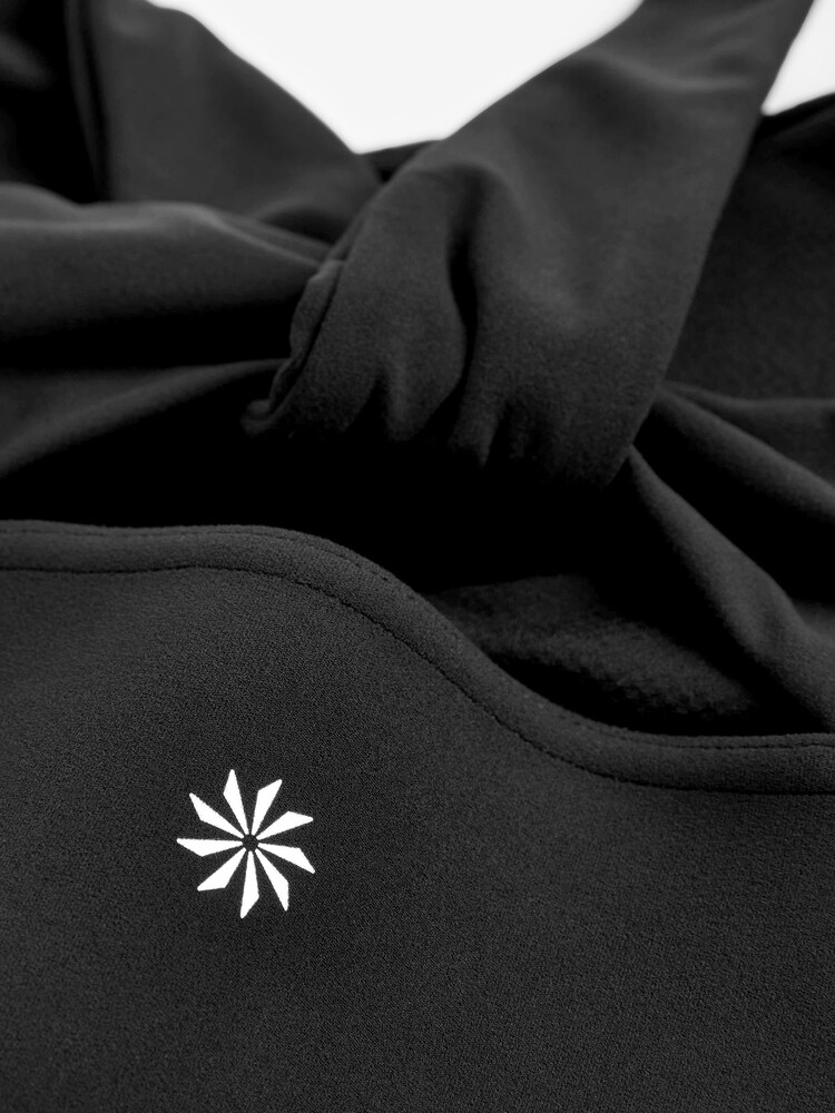 Athleta Black Warrior Longline Sports Bra - Image 2 of 2
