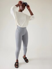 Athleta Grey Salutation Stash 7/8 Leggings - Image 5 of 5