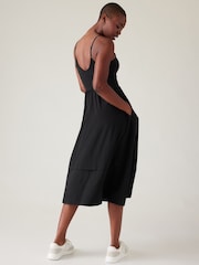 Athleta Black Elation V-Neck Hybrid Dress - Image 4 of 4
