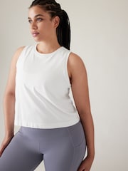 Athleta White Ether Seamless Tank Vest - Image 1 of 2