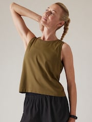 Athleta Green Ether Seamless Tank Vest - Image 1 of 1