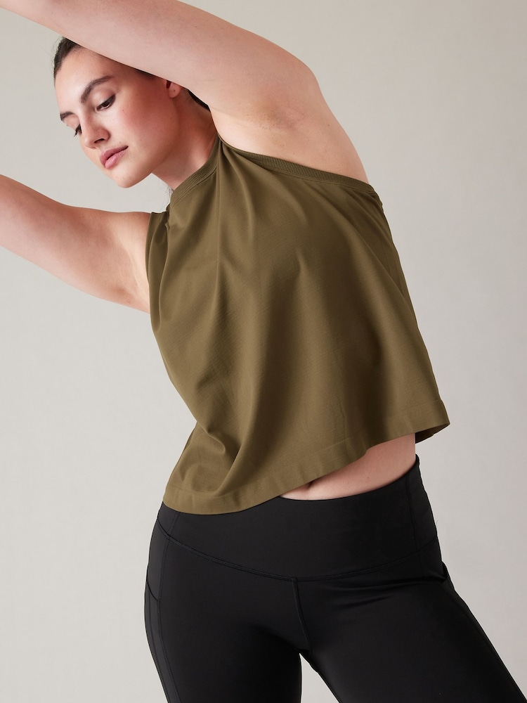 Athleta Green Ether Seamless Tank Vest - Image 5 of 5 Athleta Green Ether Seamless Tank Vest - Image 5 of 5