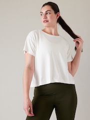 Athleta White Ether Seamless T-Shirt - Image 2 of 4