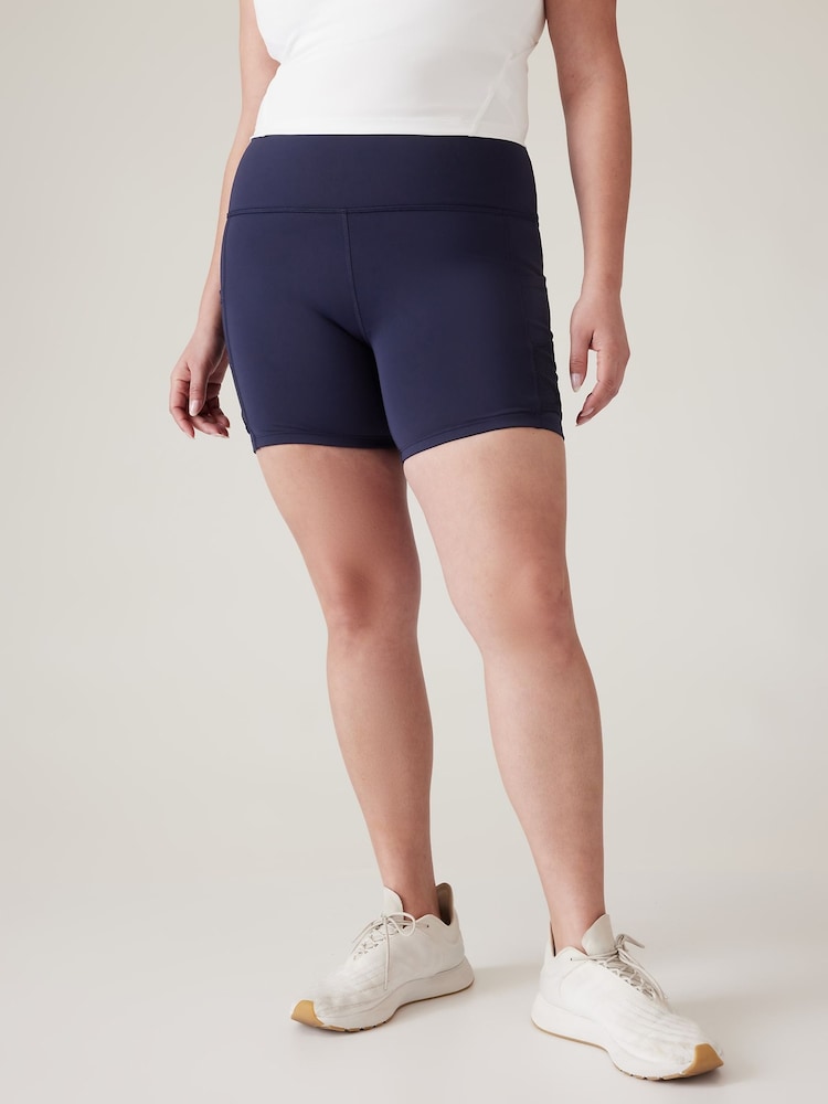 Athleta Blue Ultimate Advantage 5" Shorts - Image 1 of 6