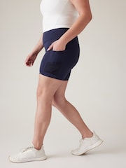 Athleta Blue Ultimate Advantage 5" Shorts - Image 5 of 6