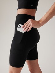 Athleta Black Salutation Stash Cargo 9" Shorts - Image 5 of 7