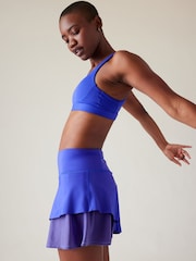 Athleta Blue A-C Cup Ultimate Ease Medium Impact Sports Bra - Image 3 of 4