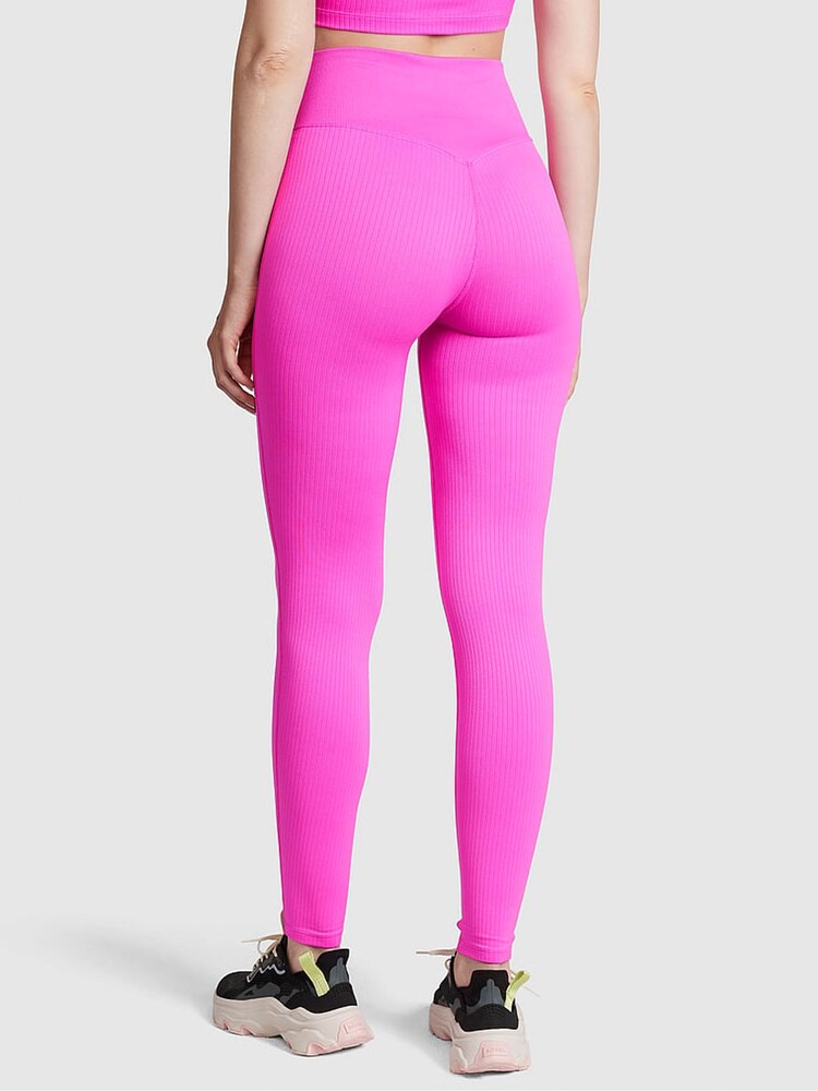 Victoria's Secret PINK Pink Berry Seamless Rib Legging - Image 2 of 3