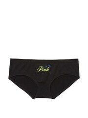 Victoria's Secret PINK Pure Black Bat Hipster Seamless Knickers - Image 3 of 3