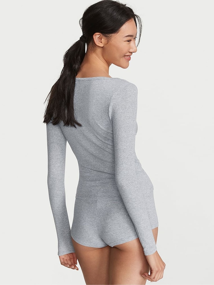 Victoria's Secret Medium Heather Grey Modal Short Pyjamas - Image 2 of 3 Victoria's Secret Medium Heather Grey Modal Short Pyjamas - Image 2 of 3