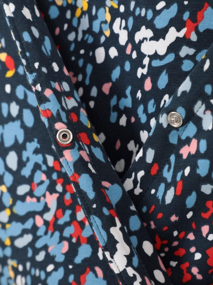 Mountain Warehouse Blue Multi Santorini Womens Summer Lightweight Jersey Wrap Dress - Image 2 of 3