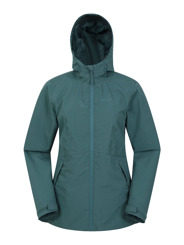 Mountain Warehouse Green Vancouver Ultra-Lightweight Waterproof Jacket - Womens - Image 1 of 6