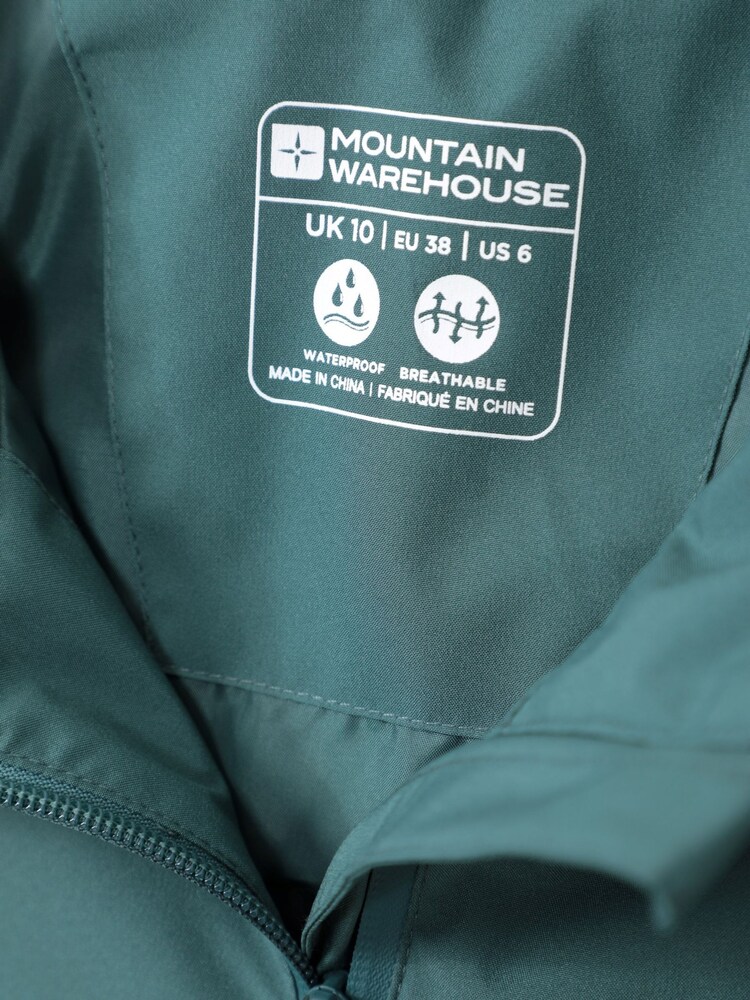 Mountain Warehouse Green Vancouver Ultra-Lightweight Waterproof Jacket - Womens - Image 6 of 6