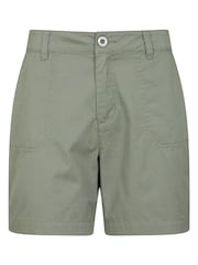 Mountain Warehouse Green Bayside 100% Organic Cotton Womens Shorts - Image 1 of 3