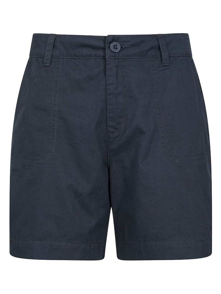 Mountain Warehouse Blue Bayside 100% Organic Cotton Womens Shorts - Image 1 of 6