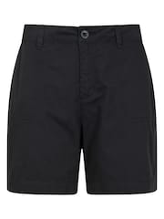 Mountain Warehouse Black Bayside 100% Organic Cotton Womens Shorts - Image 1 of 6