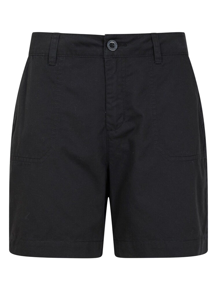 Schwarz - Mountain Warehouse Damen Bayside Shorts aus 100 % Bio-Baumwolle - Bild 1 von 6 Schwarz - Mountain Warehouse Damen Bayside Shorts aus 100 % Bio-Baumwolle - Bild 1 von 6