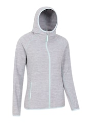Mountain Warehouse Grey Lleyn Melange Womens Full Zip Fleece - Image 2 of 6