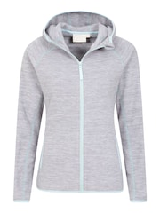 Mountain Warehouse Grey Lleyn Melange Womens Full Zip Fleece - Image 5 of 6