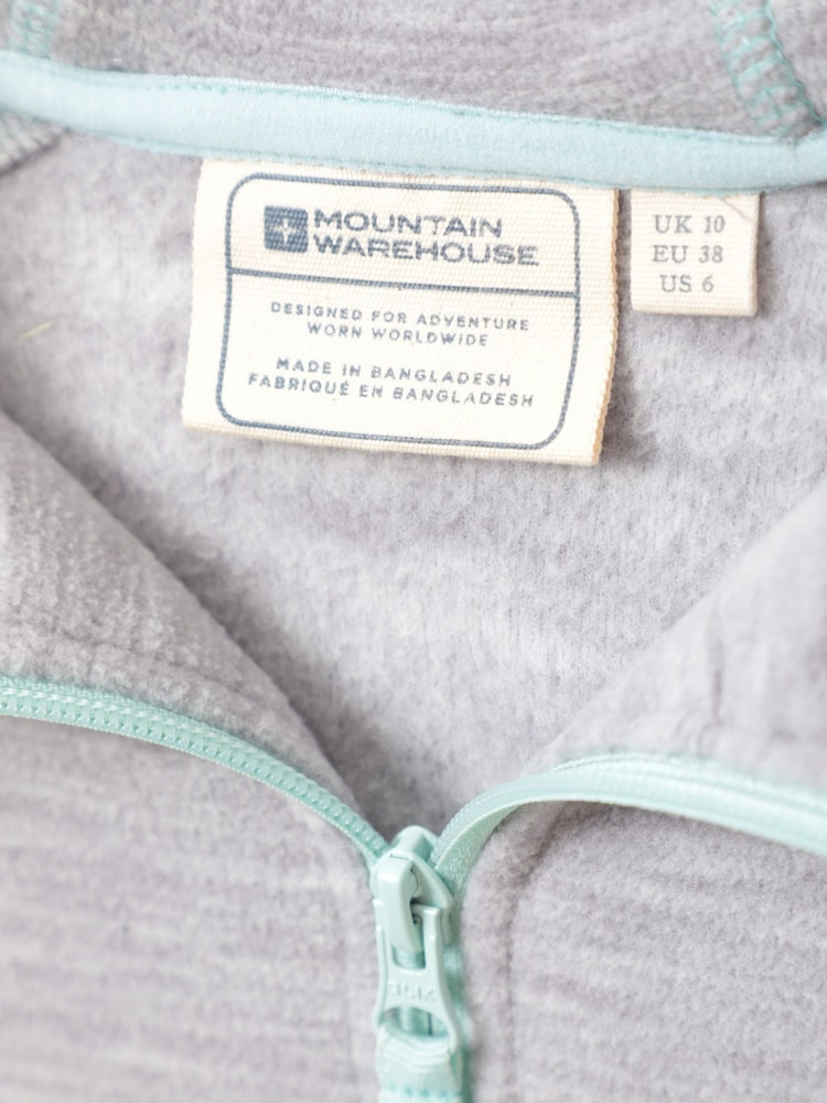 Mountain Warehouse Grey Lleyn Melange Womens Full Zip Fleece - Image 6 of 6