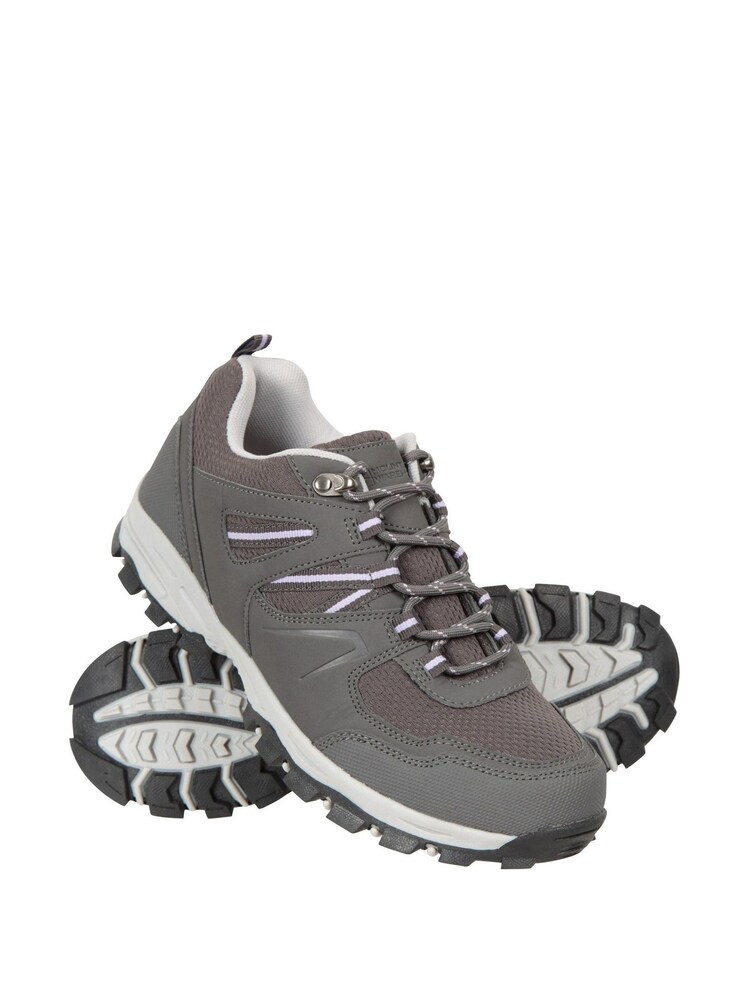 Mountain Warehouse Grey Wide FIt Mcleod Womens Walking Shoes - Image 1 of 6