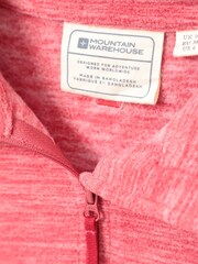 Mountain Warehouse Coral Pink Snowdon Melange Womens Half-Zip Fleece - Image 5 of 5