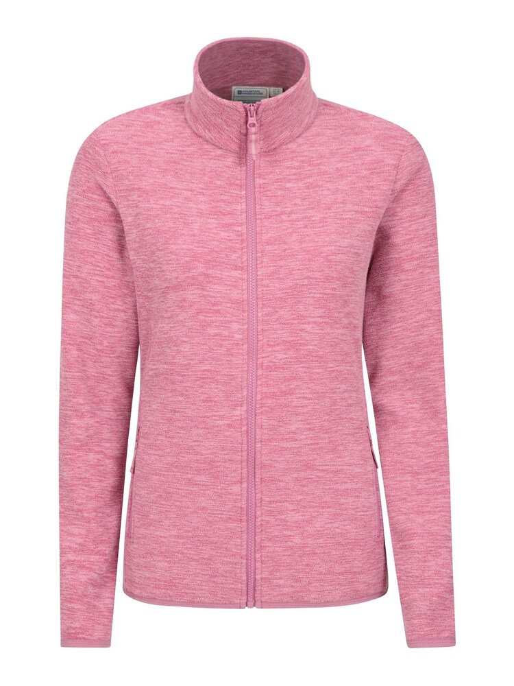 Mountain Warehouse Mid Pink Snowdon Melange Womens Half-Zip Fleece - Image 1 of 5