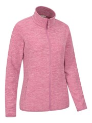 Mountain Warehouse Mid Pink Snowdon Melange Womens Half-Zip Fleece - Image 2 of 5