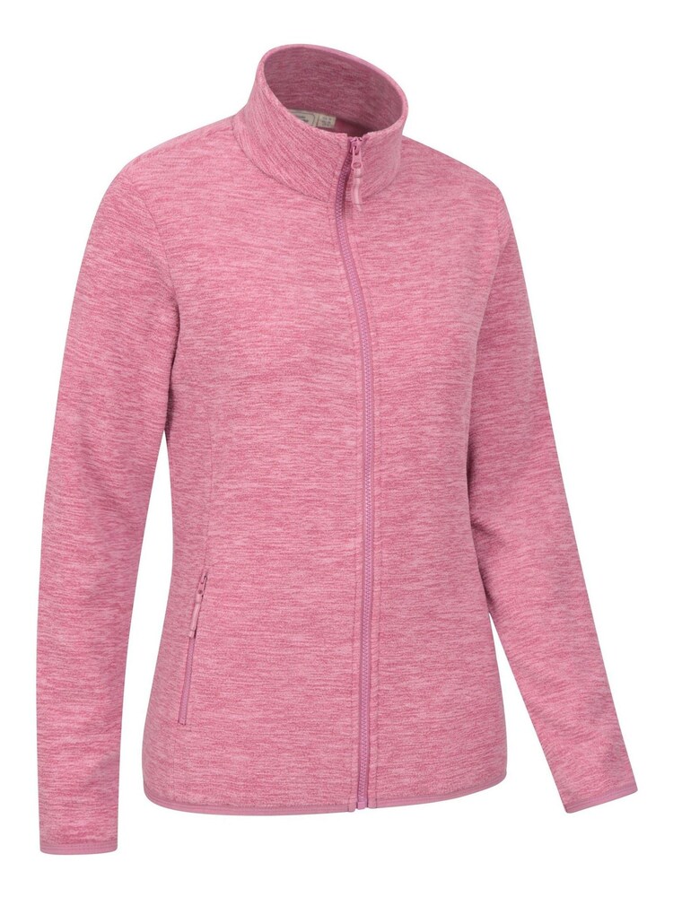 Mountain Warehouse Mid Pink Snowdon Melange Womens Half-Zip Fleece - Image 2 of 5