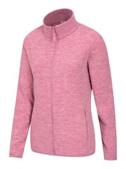 Mountain Warehouse Mid Pink Snowdon Melange Womens Half-Zip Fleece - Image 3 of 5