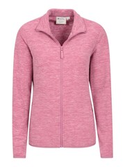 Mountain Warehouse Mid Pink Snowdon Melange Womens Half-Zip Fleece - Image 4 of 5