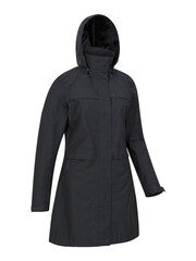 Mountain Warehouse Black Cloud Burst Textured Waterproof Jacket - Womens - Image 2 of 6