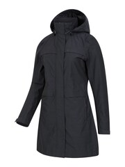 Mountain Warehouse Black Cloud Burst Textured Waterproof Jacket - Womens - Image 4 of 6