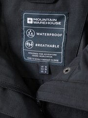 Mountain Warehouse Black Cloud Burst Textured Waterproof Jacket - Womens - Image 6 of 6