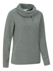 Mountain Warehouse Green Hebridean Cowl Neck Fleece - Womens - Image 2 of 5