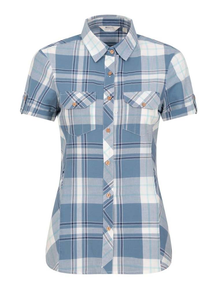 Mountain Warehouse Blue Holiday Cotton Shirt - Womens - Image 1 of 6