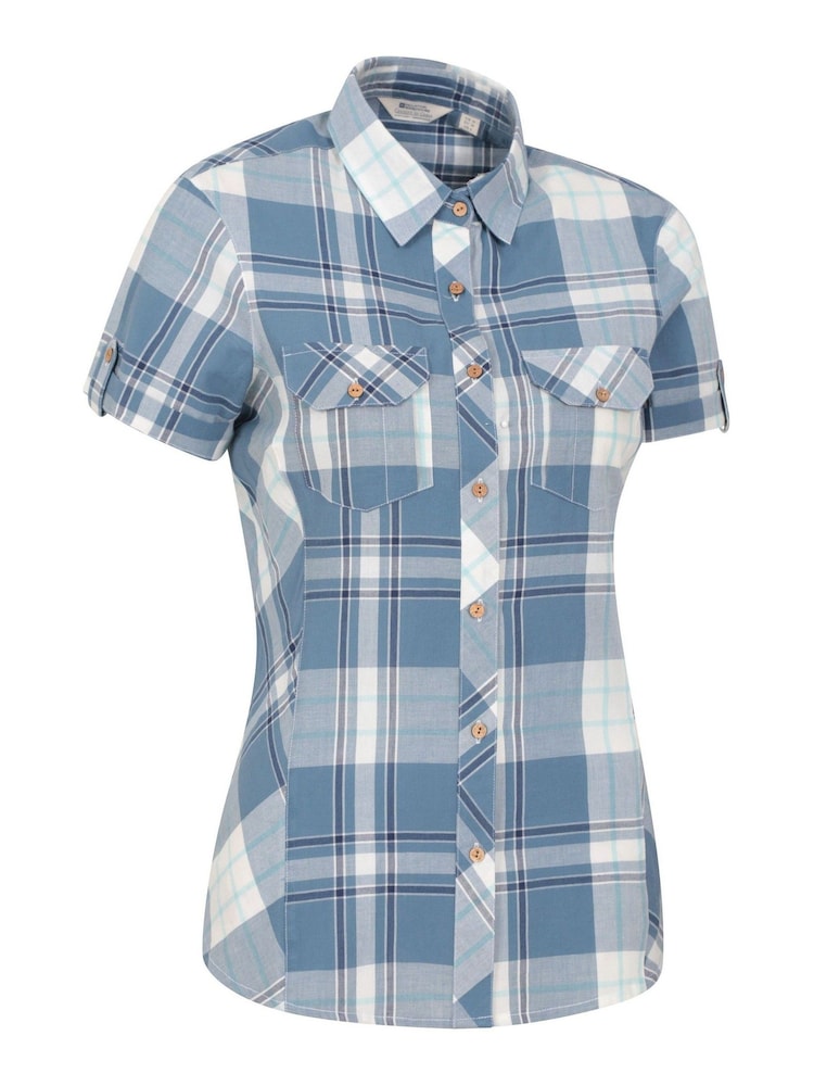 Mountain Warehouse Blue Holiday Cotton Shirt - Womens - Image 2 of 6