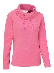 Mountain Warehouse Pink Hebridean Cowl Neck Fleece - Womens - Image 2 of 5