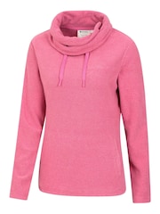 Mountain Warehouse Pink Hebridean Cowl Neck Fleece - Womens - Image 4 of 5