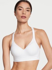Victoria's Secret White Incredible Plunge Sports Bra - Image 1 of 3