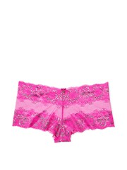 Victoria's Secret Fuchsia Frenzy Pink Lace Short Knickers - Image 4 of 4