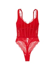 Victoria's Secret Lipstick Red Bodysuit - Image 3 of 3