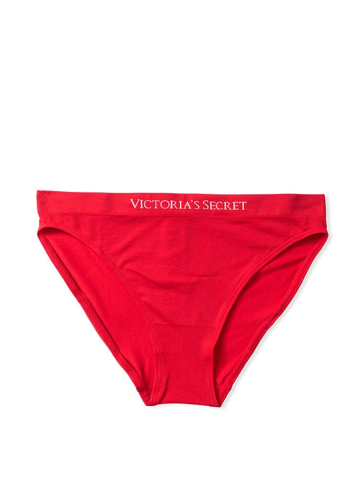 Victoria's Secret Red Lipstick Bikini Knickers - Image 3 of 3