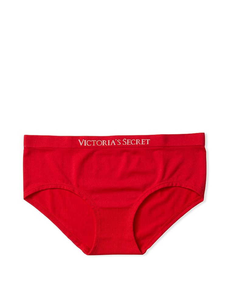 Victoria's Secret Lipstick Red Smooth Seamless Hipster Knickers - Image 3 of 3 Victoria's Secret Lipstick Red Smooth Seamless Hipster Knickers - Image 3 of 3
